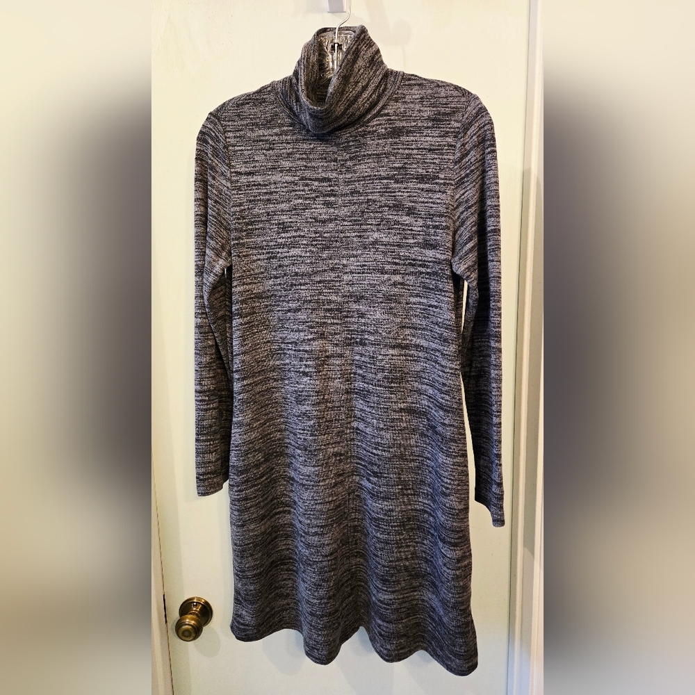 Gray Turtleneck Sweater Dress SizeS/M